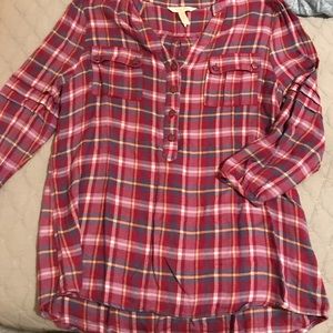 Matilda Jane Women’s Plaid Flannel Top